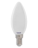 Лампа светодиодная филамент GLDEN-CS-M-8-230-E14-6500 потребляемая мощность 4.3Вт | код 649994 | GENERAL