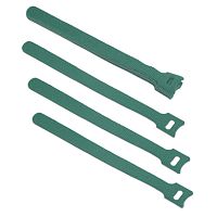 Cabeus CLAMP-180-GN Хомут для кабеля, липучка с мягкой застежкой, 180x14 мм, зеленый (10 шт.) | код 9359c | Cabeus