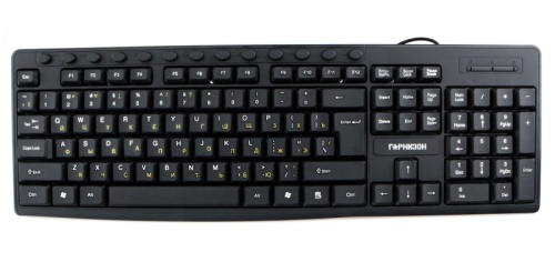Клавиатура Гарнизон GKM-125, USB, черный, 13 доп. клавиш, кабель 1.5м | код GKM-125 | Гарнизон