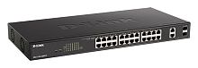 Коммутатор настраиваемый L2 PoE 26 портов, 24хPoE 10/100/1000 Мб/с, 2хRJ45/SFP+, 370 Вт | код DGS-1100-26MPV2/A3A | D-Link