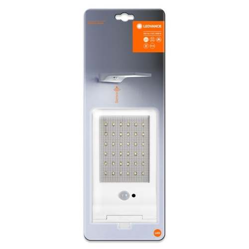 Светильник Door LED Solar 3Вт 4000К 320лм IP44 аккум. с сенсором бел. на солнечной батарее | код 4058075267909 | LEDVANCE