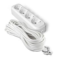 Удлинитель Е-304А ПВС 3*1,5 ,4 гнезда, с заземлением, 10м (еврослот) | код 1733 | Universal