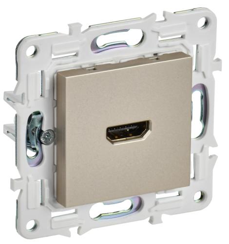 SKANDY Роз. HDMI SK-H01Sh шамп. IEK | код SK-H10-K37 | IEK