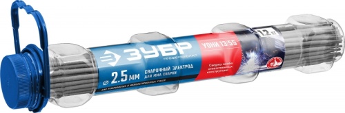 Электроды Зубр 40021-2.5 D2.5мм L350мм 1200гр | код 1529366 | ЗУБР