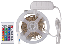 Лента светодиодная 95 144 NLS-SET-02 RGB 5м 30шт/м адаптер 1м IP20 Navigator | код 95144 | NAVIGATOR