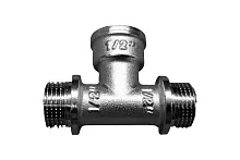 Тройник НВН 1/2'х1/2'х1/2' переходной, никелированный | код BFN-011-701 | Aquadeel