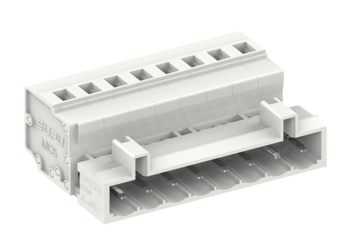 450905/100 Клемма шаг 5,0 мм, 5 полюсов, с пластиной разгрузки натяжения, шт | код 450905/100 | SUPU