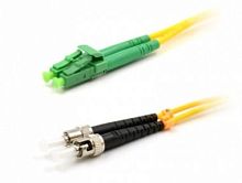 Патч-корд оптический TWT, PVC, дуплексный, LC/APC-ST/UPC, SM OS2, 7.0 м | код TWT-2LC-2ST/SAU-7.0 | TWT