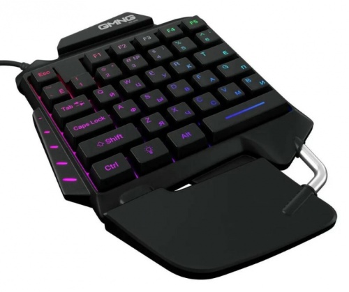 Игровой блок Оклик 703GK черный USB for gamer LED (подставка для запястий) (1533151) | код 1533151 | Oklick