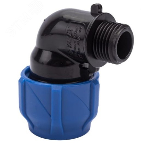 Отвод компрессионный с наружной резьбой 25х3/4дюйм (120/30) | код 1210012425034 | VALFEX Отвод компрессионный с наружной резьбой 25х3/4дюйм (120/30) | код 1210012425034 | VALFEX