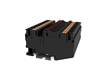 TP6-FSI/F-LED24-L/R-BK Клемма TP Push-in, с предохранителем со светодиодом 24VAC/VDC, сеч. 6кв2, черн., шт | код TP6-FSI/F-LED24-L/R-BK | SUPU