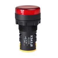 Лампа AD22DS(LED) матрица D22мм красный 24В AC/DC- | код 303939 | КЭАЗ