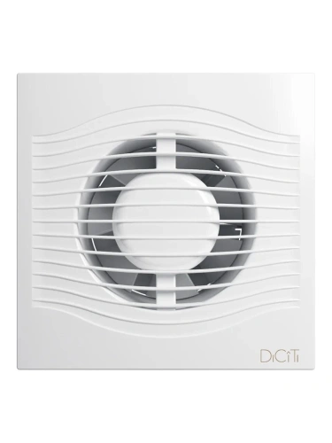 Вентилятор осевой вытяжной с обратным клапаном D100 | код SLIM 4C | DiCiTi