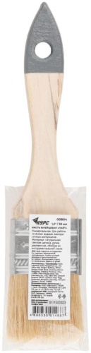 Кисть флейцевая ''Лайт'', натуральная cветлая щетина, деревянная ручка 1,5'' (38 мм) | код 804 | FIT фото 3 Кисть флейцевая ''Лайт'', натуральная cветлая щетина, деревянная ручка 1,5'' (38 мм) | код 804 | FIT фото 3