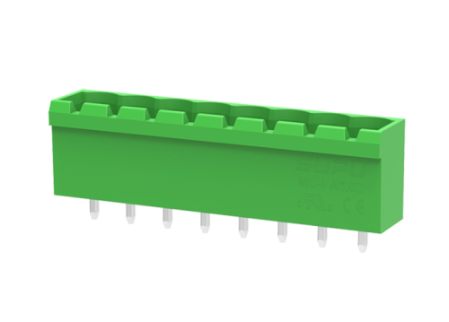 MC-PA5.08V15 Разъём штекерный MC, прям. конт.,шаг 5.08мм,15 конт., зел., шт | код MC-PA5.08V15 | SUPU