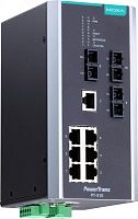 Коммутатор PT-510-3S-SC-48 IEC 61850-3 managed DIN-Rail switch, 7 x 10/100BaseT(X), 3 x 100BaseFX SM, SC connectors, 1 power su | код 00-06074487 | MOXA