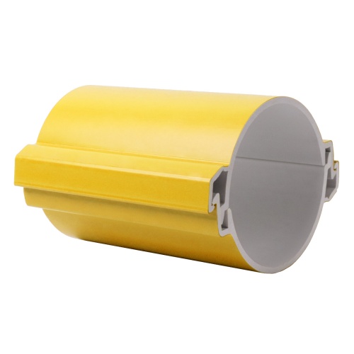 Труба разборная ПВХ d110 мм (3 м) 750Н желтая-Plast | код tr-pvc-110-750-yellow | EKF