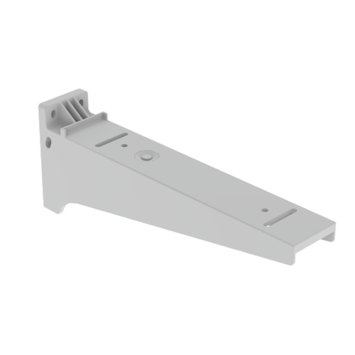 Консоль горизонтальная 60x400 ПВХ-М1 серый RAL7030 | код 66403 | Unex