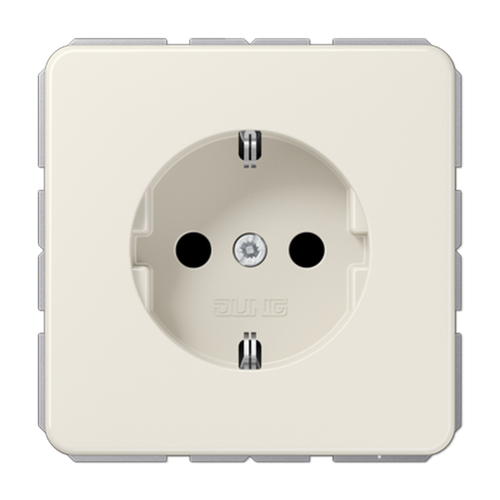 Розетка штепсельная SCHUKO 16A 250V слоновая кость | код CD1520 | JUNG