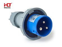 Вилка кабельная 0132 16А 2Р+РЕ 220В-250B IP67 HLT | код 083-04-01 | HLT