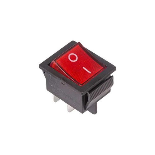 Выключатель клавишный 250В 16А (4с) ON-OFF красн. с подсветкой (RWB-502; SC-767; IRS-201-1) | Код. 36-2330 | Rexant