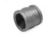 Муфта чугунная прямая Ду15 (1/2') ВВ | код 127-3493 | Fittex PLUS