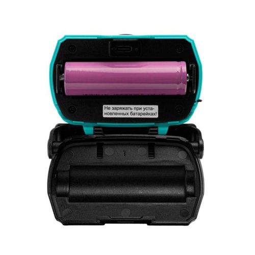 Фонарь налобный LED53410 аккум. 3.7В COB 3Вт 3 реж. 3 x AAA Type-C бокс зел. Camelion 15761 фото 6