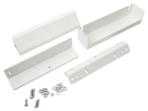 Комплект монтажа для крепления замков AL-300/400PR на дверях, открывающихся вовнутрь | код. MK AL-300/400PR-Inside (белый) | Экскон