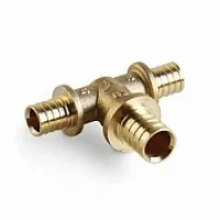Тройник переходной аксиальный латунный 25x32x25 | код AX8253225 | PRO AQUA