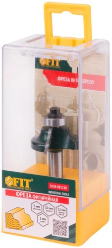 Фреза фигирейная горизонтальная с подшипником DxHxL=30х12х56.5 мм | код 3630-081230 | FIT фото 3 Фреза фигирейная горизонтальная с подшипником DxHxL=30х12х56.5 мм | код 3630-081230 | FIT фото 3