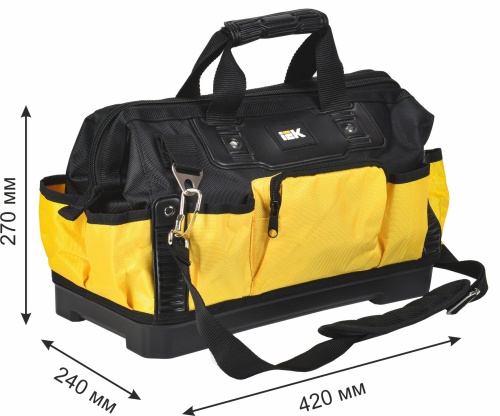 Сумка монтажника с пластиковым дном BG-02 ARMA2L 5 | код. A2L5-BG12-02-K02 | IEK фото 6