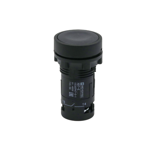 Кнопка плоская черная, 2NO, IP54, пластик MTB7-EA23 | код 132692 | MEYERTEC