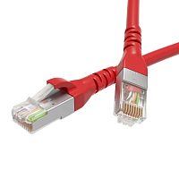 Патч-корд экранированный CAT5E F/UTP 4х2, LSZH, красный, 10.0м | код RN5EFU4500RD | DKC