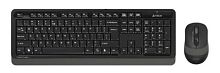 Клавиатура + мышь A4Tech Fstyler FG1010S клав:черный/серый мышь:черный/серый USB беспроводная Multimedia (FG1010S GREY) | код 1911602 | A4TECH