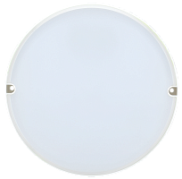 Светильник светодиодный ДБП-12w 4000К 1140Лм IP54 круглый пластиковый белый | код. LDPO0-2002-12-4000-K01 | IEK