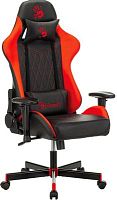 Кресло игровое A4Tech Bloody GC-870 черный/красный ромбик эко.кожа с подголов. крестов. металл | код 1409013 | A4TECH
