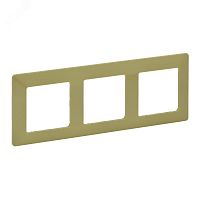 Valena LIFE Рамка 3 поста лайм универсальная | код 754083 | Legrand