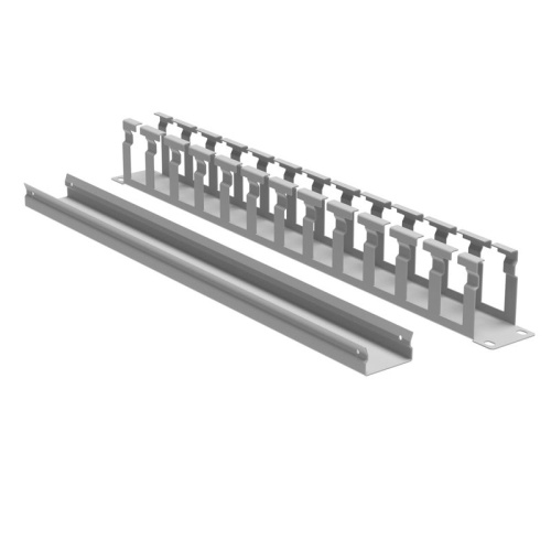 Органайзер кабельный с крышкой 1U, глубина 60 мм, для 19'' IT-корпусов ДКС серии STI/CQE, RAL7035 | код R5CP1961HE | DKC