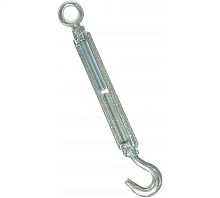 Талреп DIN1480 М20 крюк-кольцо оцинкованный | код DIN1480-М20-HR | Крепдил