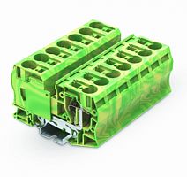 TC35-2-PE Клемма TC 1-1 заземл., пружин., сеч.35мм2, желто-зел., шт | код TC35-2-PE | SUPU