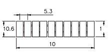 305801/101...110V Маркировочная пластина, шт | код 305801/101...110V | SUPU