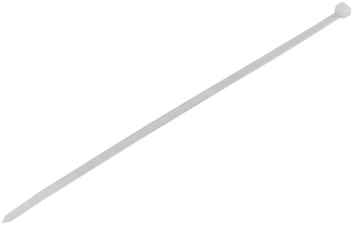 Хомуты нейлоновые для проводов, белые 100 шт., 4,8х250 мм | код 60375 | FIT Хомуты нейлоновые для проводов, белые 100 шт., 4,8х250 мм | код 60375 | FIT