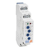 Реле контроля фаз OptiRel D PHS-3-1M-05-PN-1 повышенного/пониженного ассиметрии 3Ф+N 1СО | код 331986 | КЭАЗ