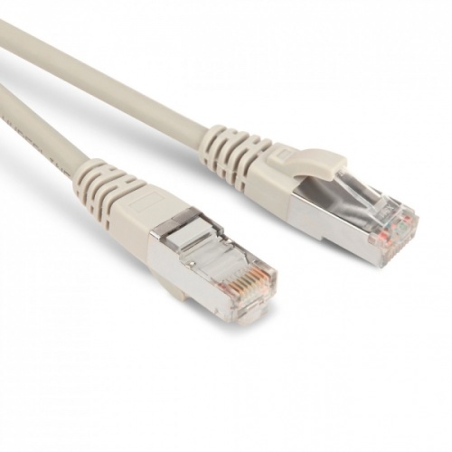 Патч-корд F/UTP экран. Cat.5е LSZH 20 м серый, Hyperline PC-LPM-STP-RJ45-RJ45-C5e-20M-LSZH-GY | код 230134 | Hyperline