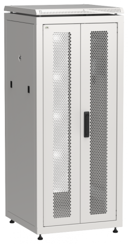 ITK LINEA N 28U 600х600мм распаш. перф. дв. задн. перф. сер. | код LN35-28U66-2PP | ITK by IEK