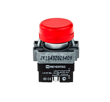 Лампа сигнальная в сборе, красный, 24V AC/DC, мет. MTB2-BV614 | код 43346| MEYERTEC