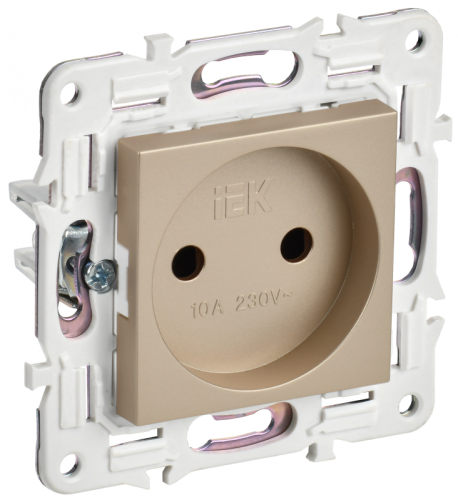 SKANDY Роз. без з/к/ш 10А SK-R02Sa песоч. IEK | код SK-R10-10-K98 | IEK