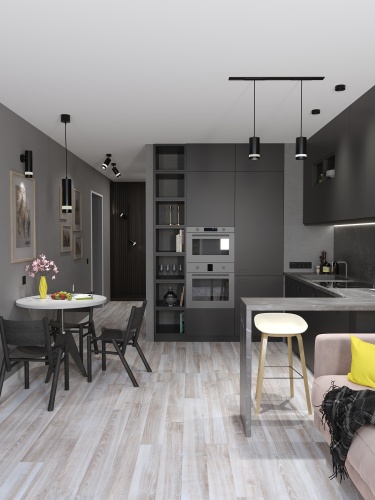 Светильник накладной под лампу GX53 черный | код LUPB0-GX53-1-K02 | IEK фото 3