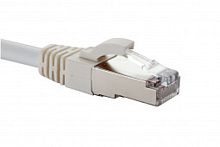 Шнур коммутационный категории 5e F/UTP LSZH T568B белый 7.0 м | код 21D-F5-07WT | Eurolan