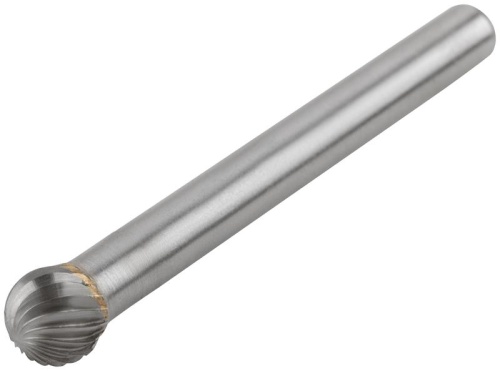 Шарошка карбидная профи штифт 6мм сферическая FIT 36593 фото 2